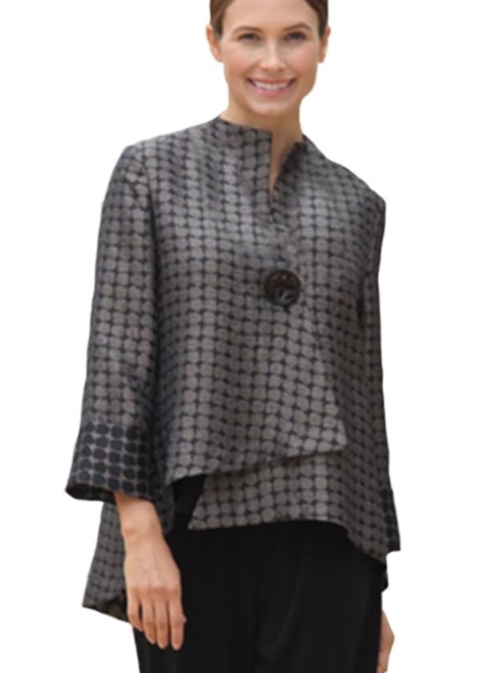 IC by Connie K Two Toned Asymmetrical Jacket XL